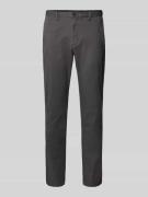 Chino met labeldetail, model 'CORE BLEECKER 1985'