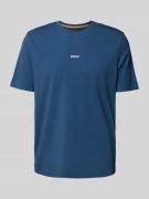 T-shirt met labelprint