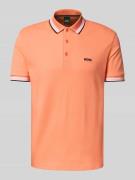 Regular fit poloshirt met labelstitching, model 'PADDY'