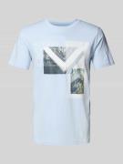 Regular fit T-shirt van puur katoen