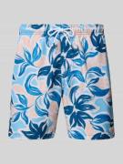 Regular fit zwembroek met labelpatch, model 'Mike'
