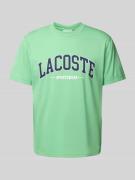 T-shirt met labelprint