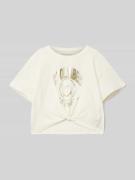 Comfort fit T-shirt van puur katoen