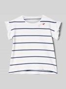 T-shirt met labelstitching