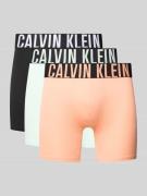 Boxershort met elastische logoband in een set van 3 stuks