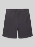 Regular fit sweatshorts van katoenmix