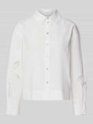 Regular fit blouse met broderie anglaise, model 'Fotanis'