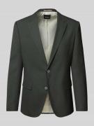 Slim fit 2-knoops colbert met reverskraag, model 'Jasper'