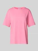T-shirt met labelstitching