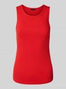 Tanktop met fijnrib