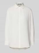 Regular fit blouse van een mix van ramie en lyocell