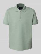 Poloshirt met korte ritssluiting