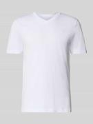 Regular fit T-shirt van puur katoen