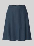 Uitlopende minirok van puur linnen