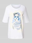 T-shirt met motiefprint