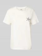 T-shirt met motiefstitching, model 'CAMINO'