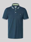 Slim fit poloshirt met logostitching, model 'PAULOS'