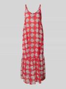 Midi-jurk met spaghettibandjes