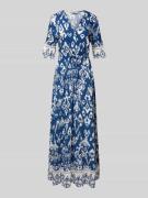 Maxi-jurk met V-hals, model 'JASMINA'