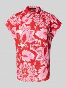 Regular fit overhemdblouse met kapmouwen