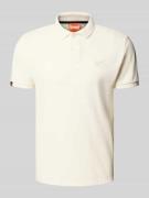 Regular fit poloshirt met labelstitching