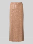 Midirok met all-over pailletten