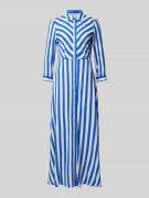Maxi-jurk met knoopsluiting, model 'SAVANNA'