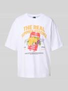 Relaxed fit T-shirt van puur katoen, model 'CLAUDE'