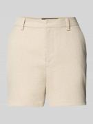 Regular fit korte broek met ceintuurlussen, model 'FRIDA'
