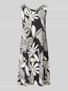 Relaxed fit mini-jurk van katoenmix