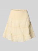 Minirok met smokdetails, model 'Robby'