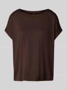 Regular fit blousetop met kapmouwen, model 'Kadalia'