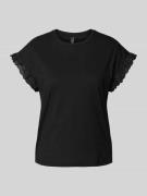 Regular fit T-shirt van puur katoen, model 'IRIS'