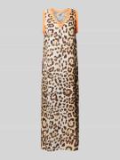 Midi-jurk met V-hals