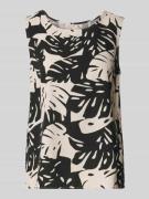 Blousetop met ronde hals, model 'LAVISCO'