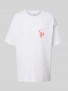 Regular fit T-shirt met motiefprint, model 'VIVVI'