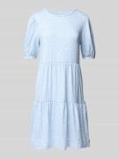 Regular fit vrijetijdsjurk met all-over motief, model 'NALA'