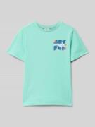 Regular fit T-shirt van puur katoen