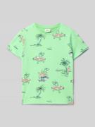 Regular fit T-shirt van puur katoen