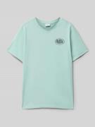 Regular fit T-shirt van puur katoen