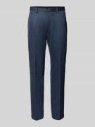 Slim fit pantalon met structuurmotief