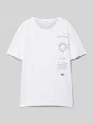 Regular fit T-shirt van puur katoen