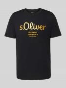 Regular fit T-shirt van puur katoen