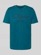 Regular fit T-shirt van puur katoen