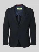 Slim fit 2-knoops colbert met paspelzakken, model 'Data'