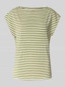 T-shirt met boothals, model 'RICCI'