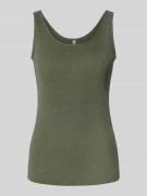 Top met ronde hals, model 'Delia'