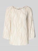 Regular fit blouse met wijde 3/4-mouwen
