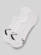 Sneakersokken met logostitching in een set van 2 stuks