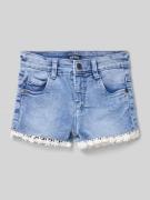 Korte regular fit jeans in 5-pocketmodel